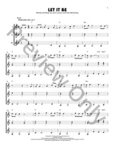 Let It Be Guitar and Fretted sheet music cover